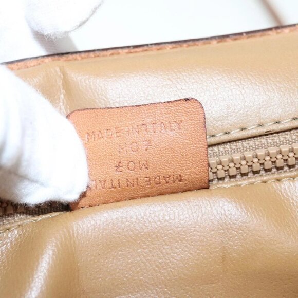 CELINE Macadam Canvas Shoulder Bag PVC Beige - Picture 11 of 16